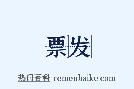 票发是什么意思的图片